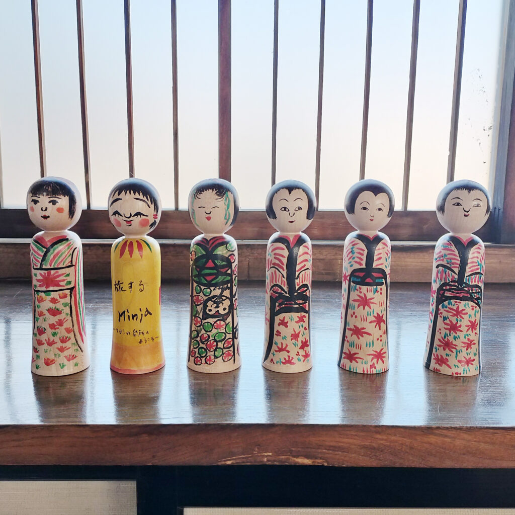20240914 木地山こけしの絵付け | 旧松倉家住宅 松倉
